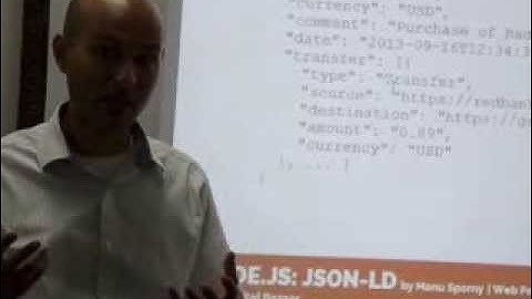 BayNode - Manu Sporny - JSON-LD