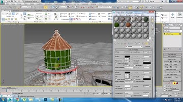 Tutorial on Modeling texturing and lighting a 3d environment in 3dsmax using Vray ( Part 6)