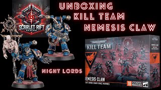 Kill Team - Nemesis Claw - Chaos Space Marines - Unboxing showing build options