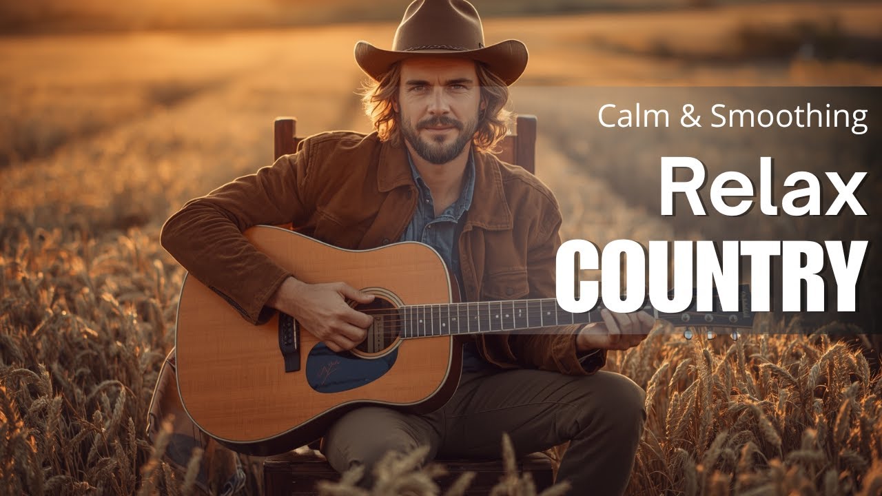 【Country Relax 81】Warm River Glow | Acoustic Guitar for Slow Peace