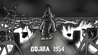 Godzilla 1954 Versão Animada Parte 1 | IcaroKaiju| Animação
