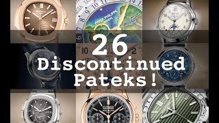 26 Discontinued Pateks - No more Nautilus 5711! | TheWatchGuys.tv