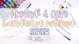 The Archer & Olive Watercolor Dot Grid Notebook Review