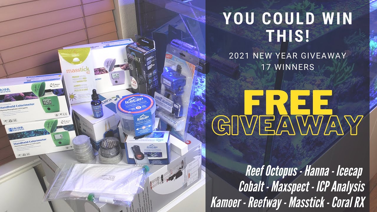 FREE Giveaway! Reef Gear 2021 - 17 WINNERs | Red Sea Reefer | Modern Reefer