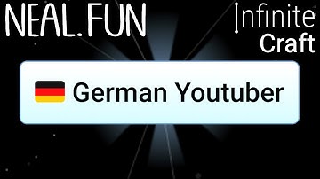 How to Make German Youtuber in Infinite Craft | Get German Youtuber in Infinite Craft