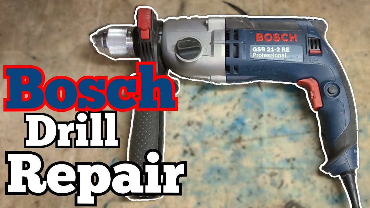 Repairing a Smashed up Bosch GSB 21-2 RE Percision drill. SOUNDS LIKE ITS EATING ITSELF.