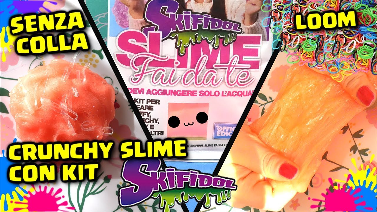 Due SLIME di CARNEVALE: Stelle Filanti e Coriandoli! Come Fare lo Slime di  Carnevale By FrancyDreams 