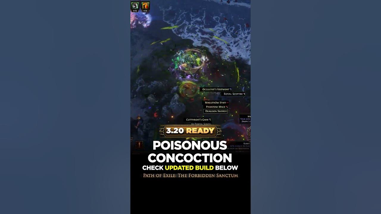 Poe 3 20 starter builds poisonous concoction pathfinder poe builds