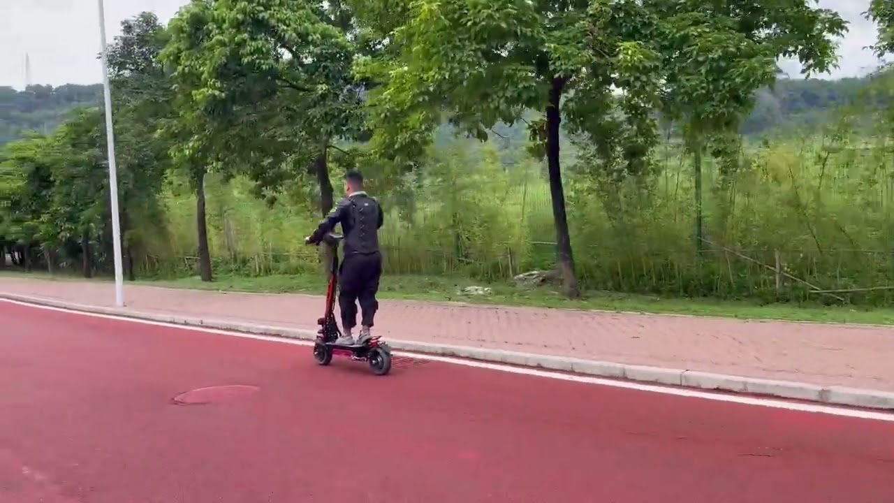 best folding e scooter Rooder gt01 dual motor lithium battery factory