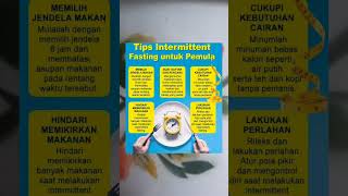 tips diet intermitenf fasting bagi pemula  #dietsehat #intermitentfasting #dietfoodideas #tipsdiet