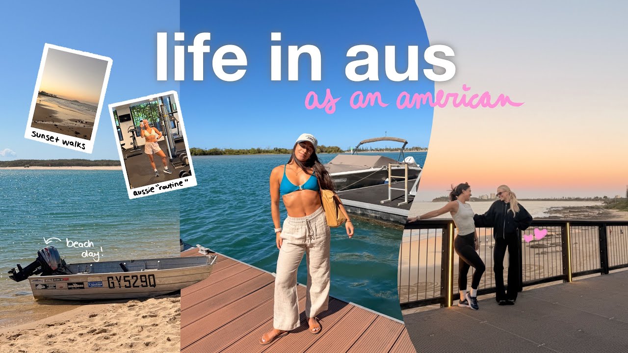 Life in Australia🏄‍♀️🦘✨(as an american) embracing new routines, solo beach day + packing for sydney!