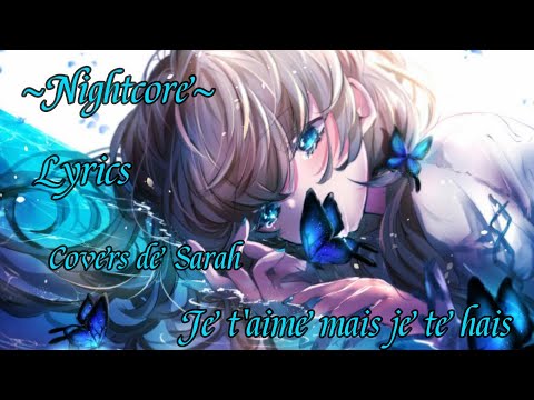 Nightcore I Hate You I Love You Lyrics French Version Cover By Sarah Golectures Online Lectures