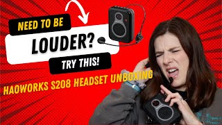 Voice Too Soft? Try This! | Haoworks Original Voice Amplifier S208 Unboxing screenshot 1