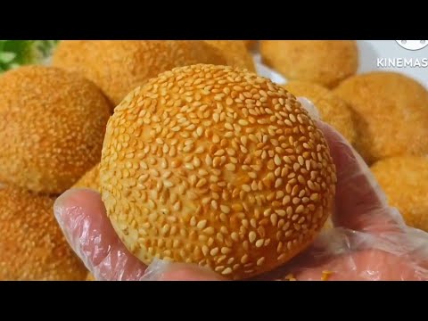 من نص كيلو دقيق عملت أكبر كميه من قرص الأفران بالسمسم والسكر حاجه تحفه بجد