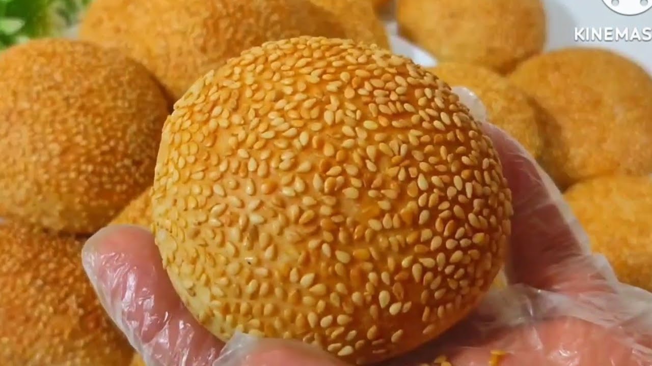 من نص كيلو دقيق عملت أكبر كميه من قرص الأفران بالسمسم والسكر حاجه تحفه بجد ‼️