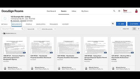 DocuSign Overview Tutorial - Keller Williams
