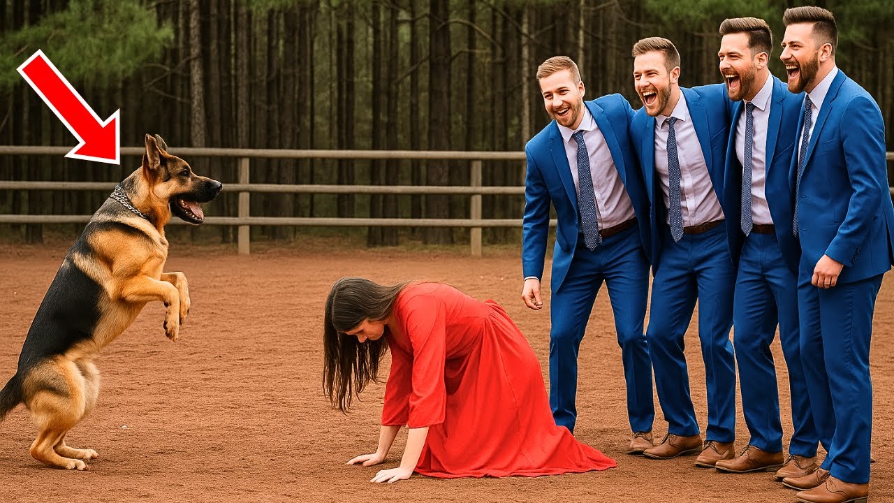 Des Enfants Riches Jettent Une Fille Pauvre À Un Chien Agressif... La Suite Va Choquer Tout Le Monde