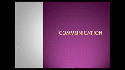 About the Communication | Session -1 | Part - A | IT -402 | By Bhanu Pandey