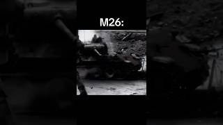 M26 vs Panther tank real footage #warthunder