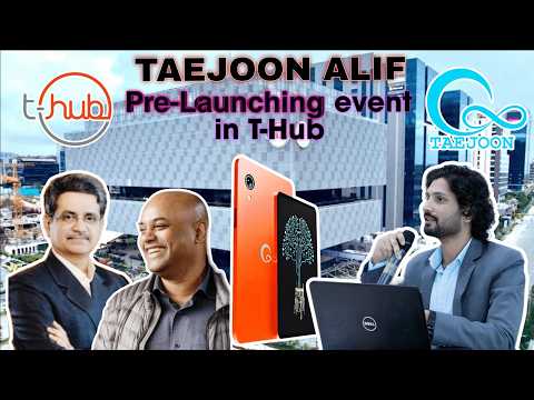 Pre-Launch event of TAEJOON ALIF in T-Hub Hyderabad | TAEJOON - video from Taejoon