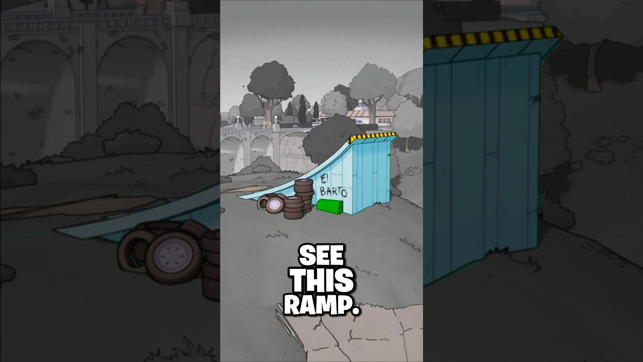The Broken Glitch In Fortnite Simpsons