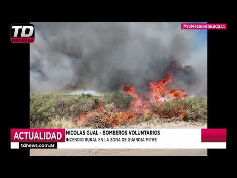 NICOLAS GUAL   INCENDIO RURAL EN LA ZONA DE GUARDIA MITRE 25 01 21