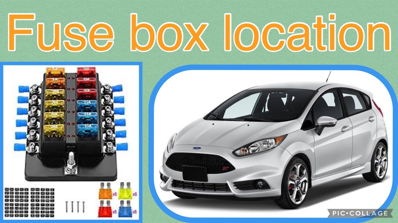 The fuse box location on a 2019 Ford Fiesta YouTube