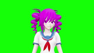 MMD Girl O La La Green Screen | 2022 | No Copyright