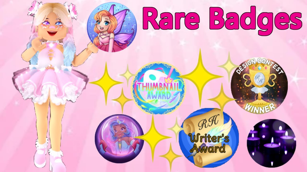 RAREST BADGES In Royale High YouTube