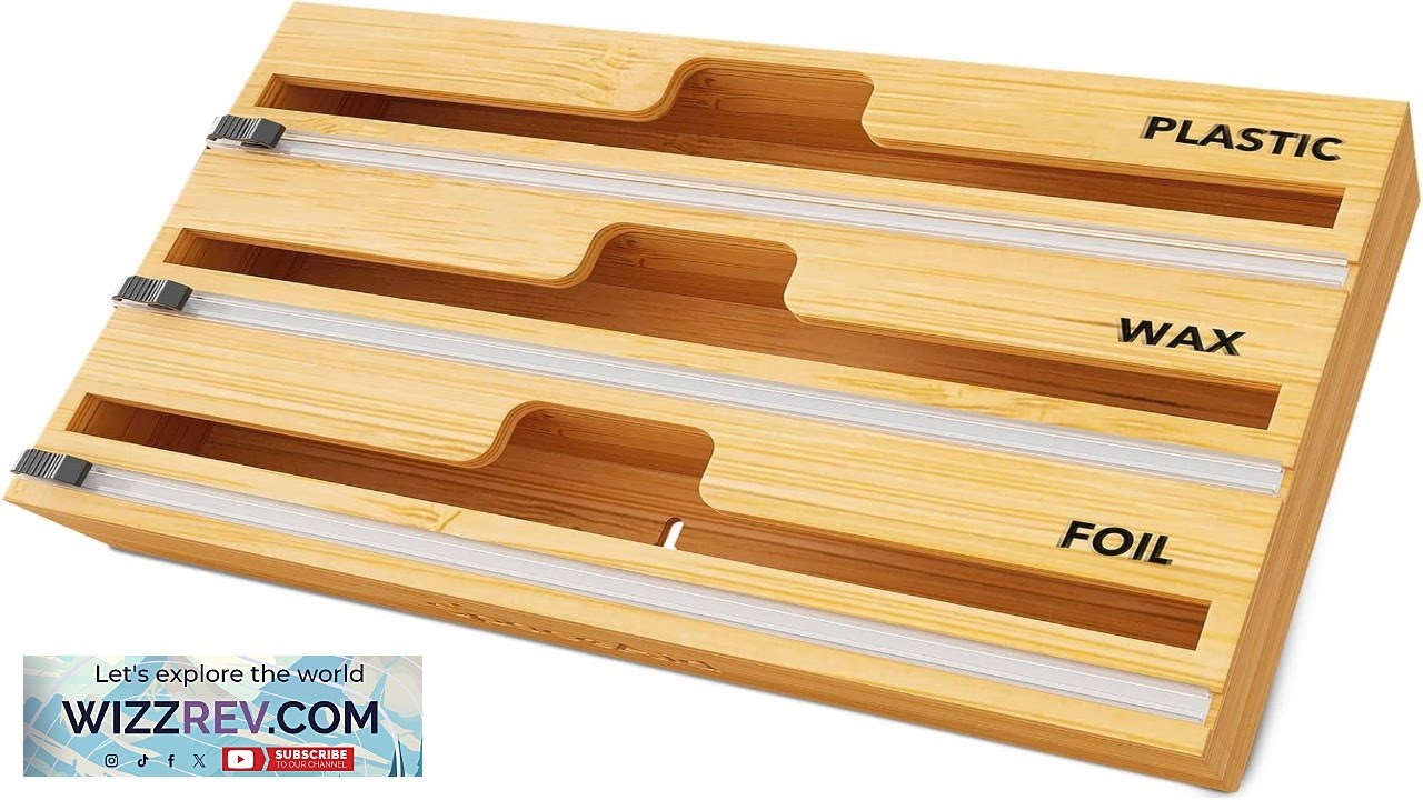 Органайзер для упаковочных материалов SpaceAid WrapNeat 3 в 1 с резаком и этикетками, пластик