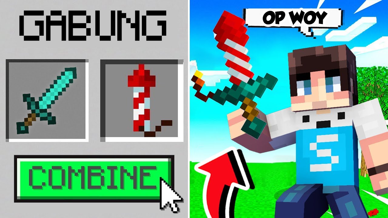KITA GABUNGIN ITEM DI MINECRAFT!!!