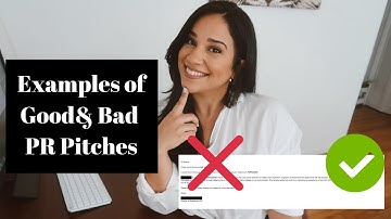 How to Write a Media Pitch *EXAMPLES*  |  Public Relations
