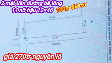 Bán đất nền 11×46 có 100m thổ cư  giá 270tr nguyên lô, xã ia khươi huyện chư băh gia lai