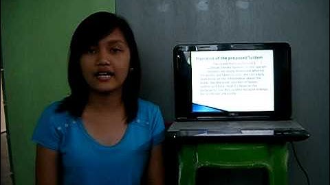 COMPUTERIZED LIBRARY SYSTEM SECOND PART OF VIDEO