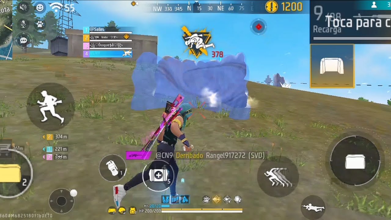 Usando el Hud de jugadores #3 WASSANA y su sensibilidad