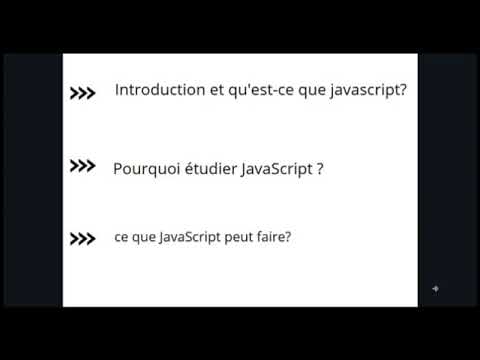 Introduction et qu'est-ce-que javascript - #01
