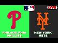LIVE : New York Mets Vs Philadelphia Phillies | MLB 2026 | MLB Live Baseball Score | 19/06/2026