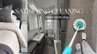 CLEAN WITH ME🎀BATHROOM DEEP CLEANING 💕RESTOCK & ORGANIZE ✨asmr 