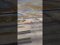 Close call on the runway! #aviation #msfs