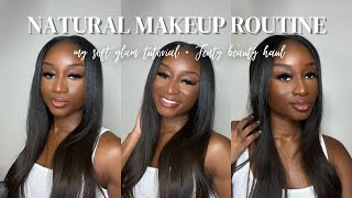 NATURAL MAKEUP ROUTINE *very detailed*| STEP BY STEP SOFT GLAM TUTORIAL | FENTY BEAUTY MAKEUP HAUL