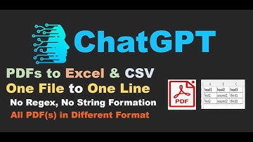 How to use Chat GPT | ChatGPT Example | ChatGPT PDF to Excel or CSV | Chat GPT Code Example
