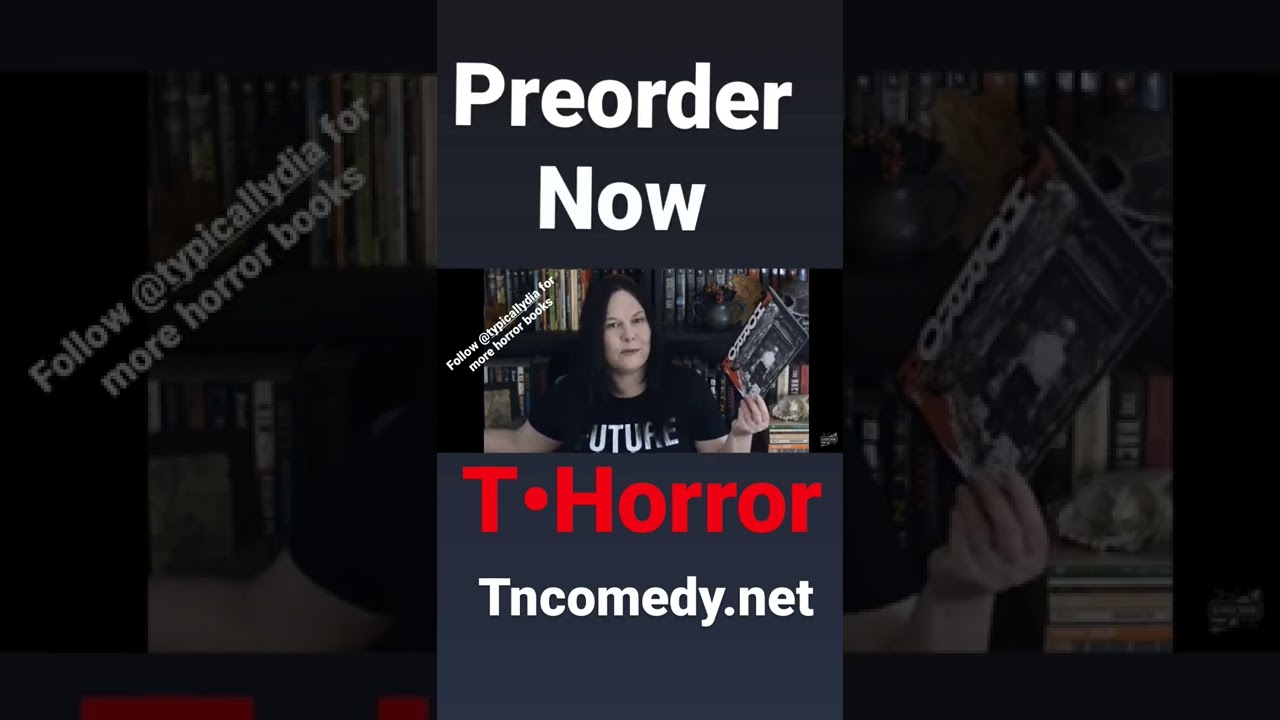 😁 thank you horror author and podcaster @typicallydia!!!! Preorder THORROR TODAY! at Tncomedy.net