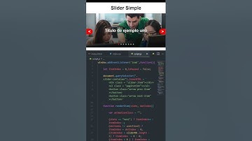 Slider simple con HTML, CSS y javaScript