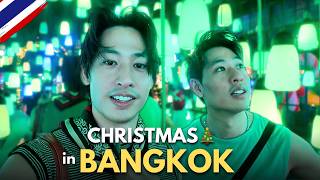 TWINS FIRST TIME IN BANGKOK THAILAND FOR CHRISTMAS! 🇹🇭 🎄 คริสต์มาสในกรุงเทพฯ ประเทศไทย