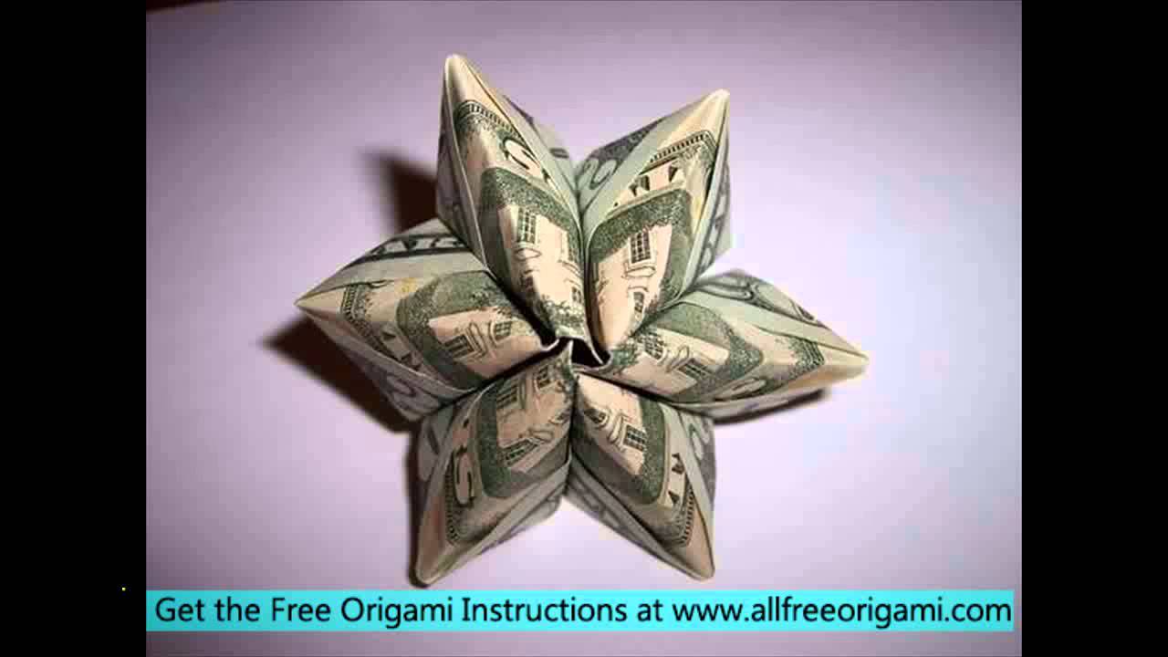 dollar bill origami camera YouTube