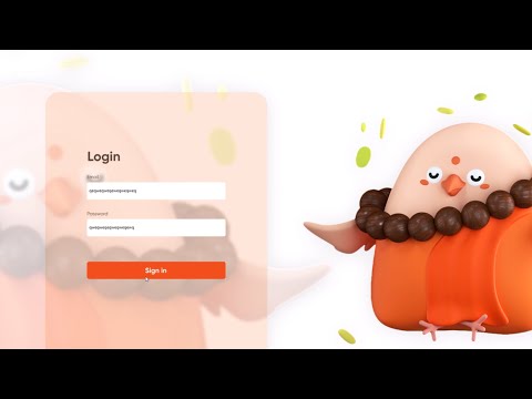 Python | Tkinter UI Login Screen 1920x1080