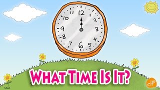 Telling Time Chant for Kids - What Time Is It? Resimi