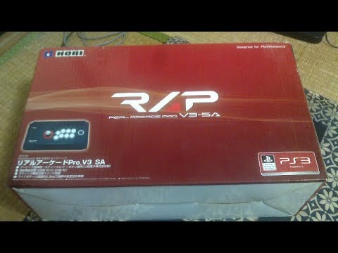 リアルアーケードPro.V3 SA(PS3用)動作テスト - YouTube