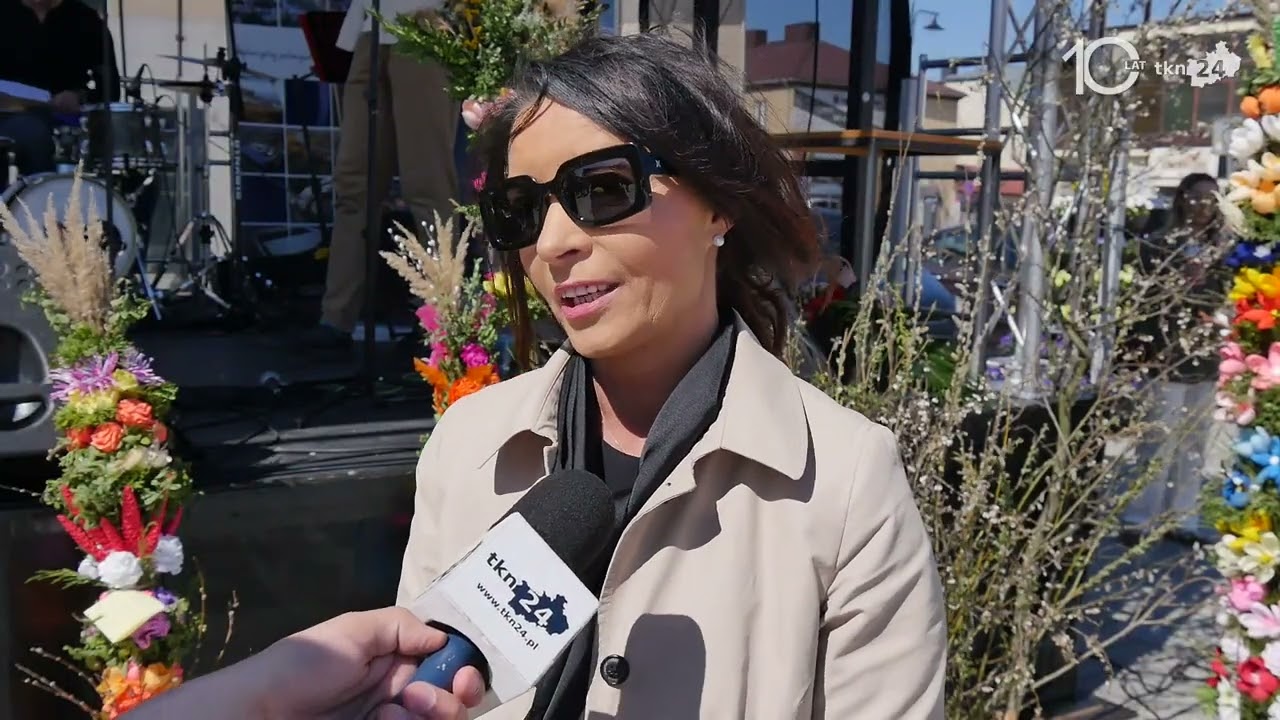 Słoneczna niedziela na Jarmarku Wielkanocnym w Końskich