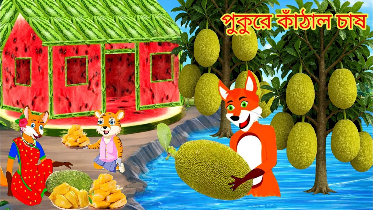 পুকুরে কাঁঠাল চাষ | Pukure Kathal Chass | Bangla Shiyaler cinema 